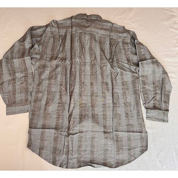 New Paul Smith Shirt Black Cream Red Plaid Button Down Shirt - Picture 3 of 8